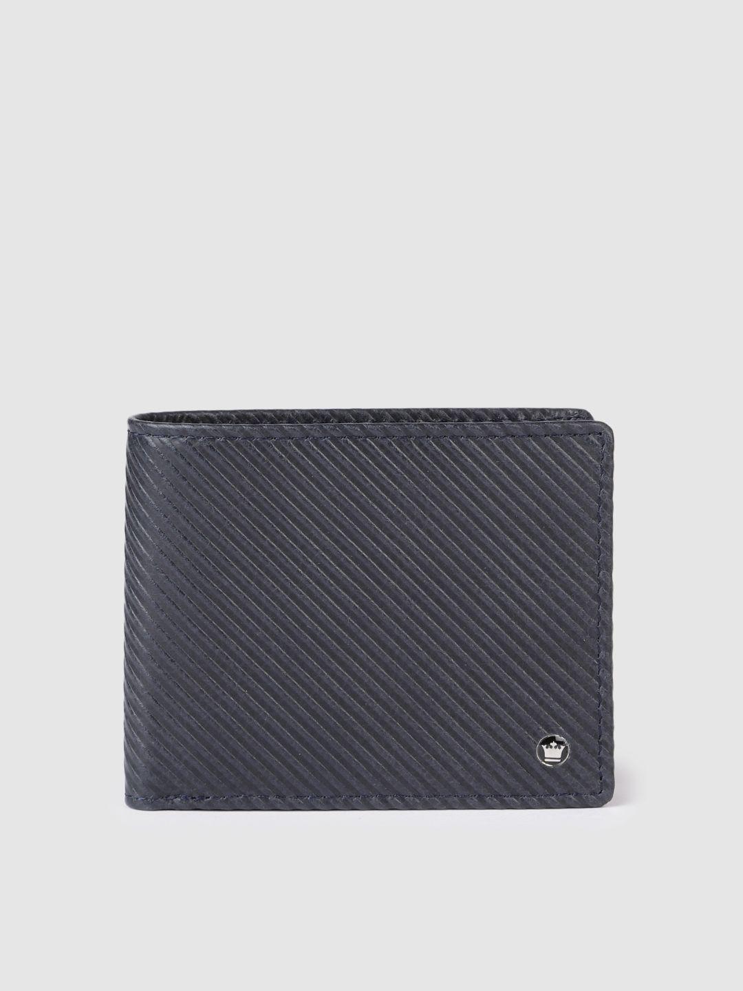 louis philippe sport men textured leather two fold wallet