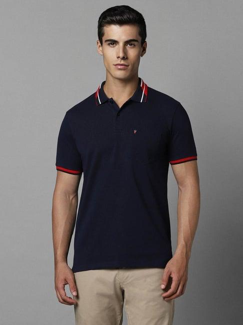 louis philippe sport navy slim fit polo t-shirt