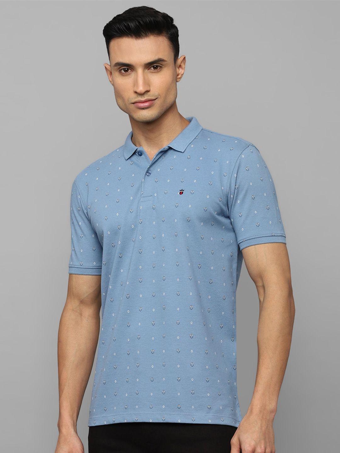 louis philippe sport polo collar slim fit pure cotton t-shirt