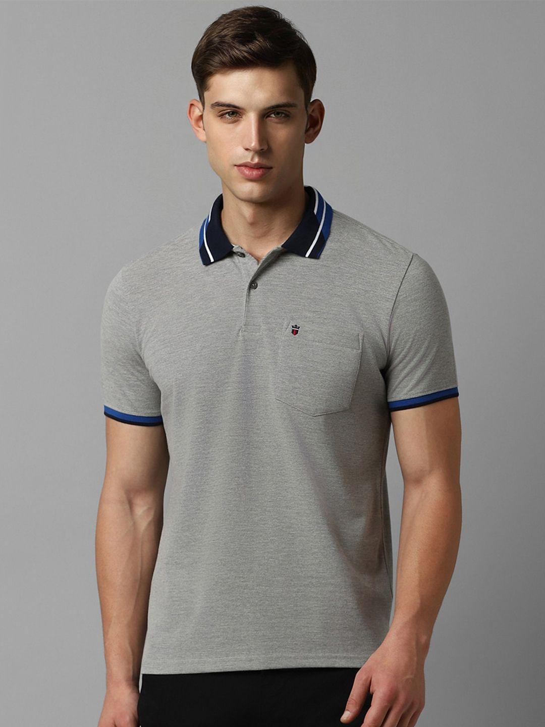 louis philippe sport polo collar slim fit t-shirt