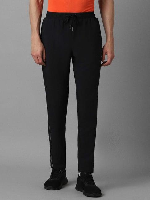 louis philippe z black slim fit trackpants