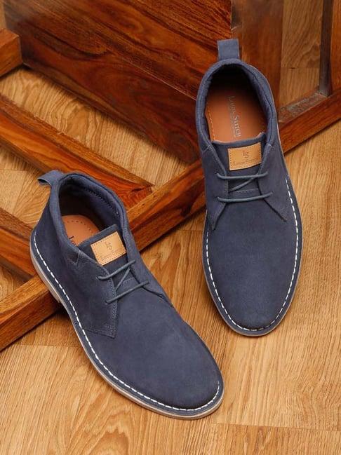 louis stitch men's federal blue chukka boots