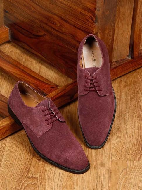 louis stitch men's rosewood derby shoes