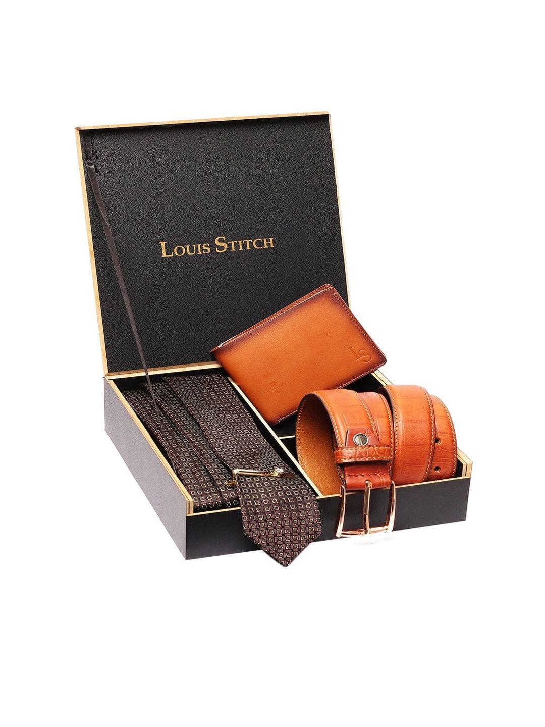 louis stitch men accessory gift set