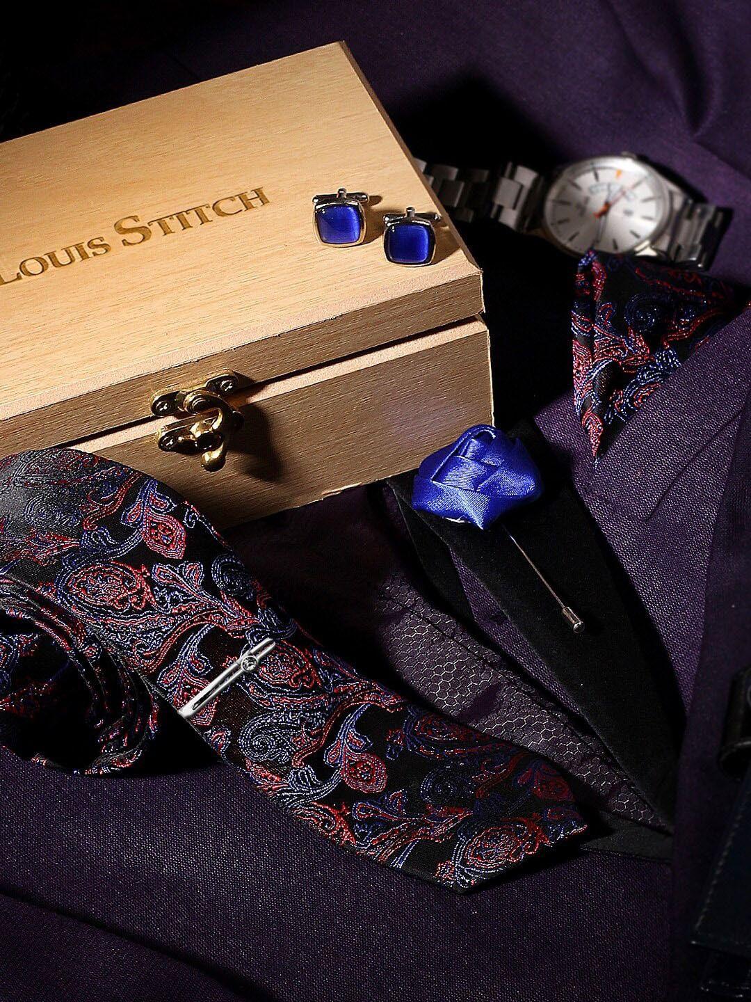 louis stitch men accessory gift set