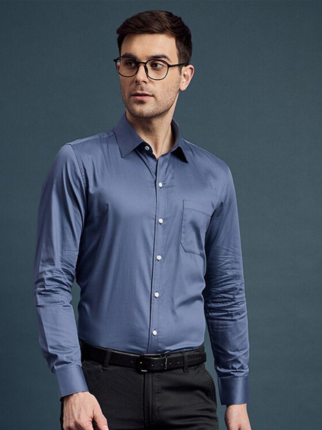 louis stitch men comfort opaque formal shirt