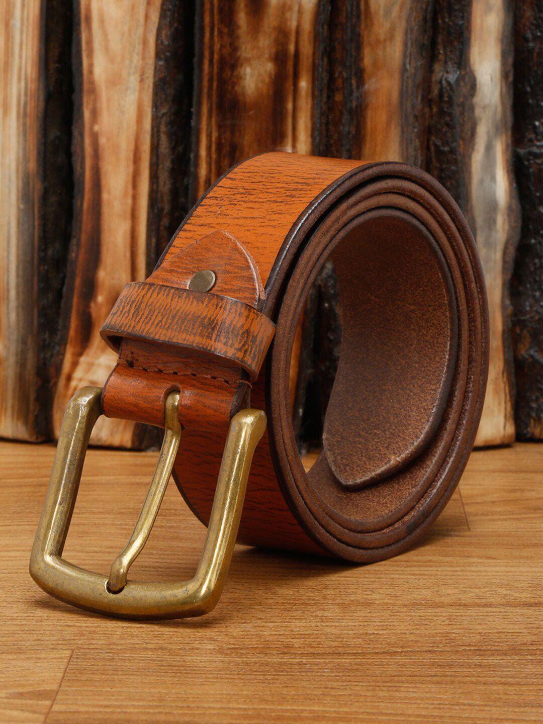 louis stitch men textured leather formal belt