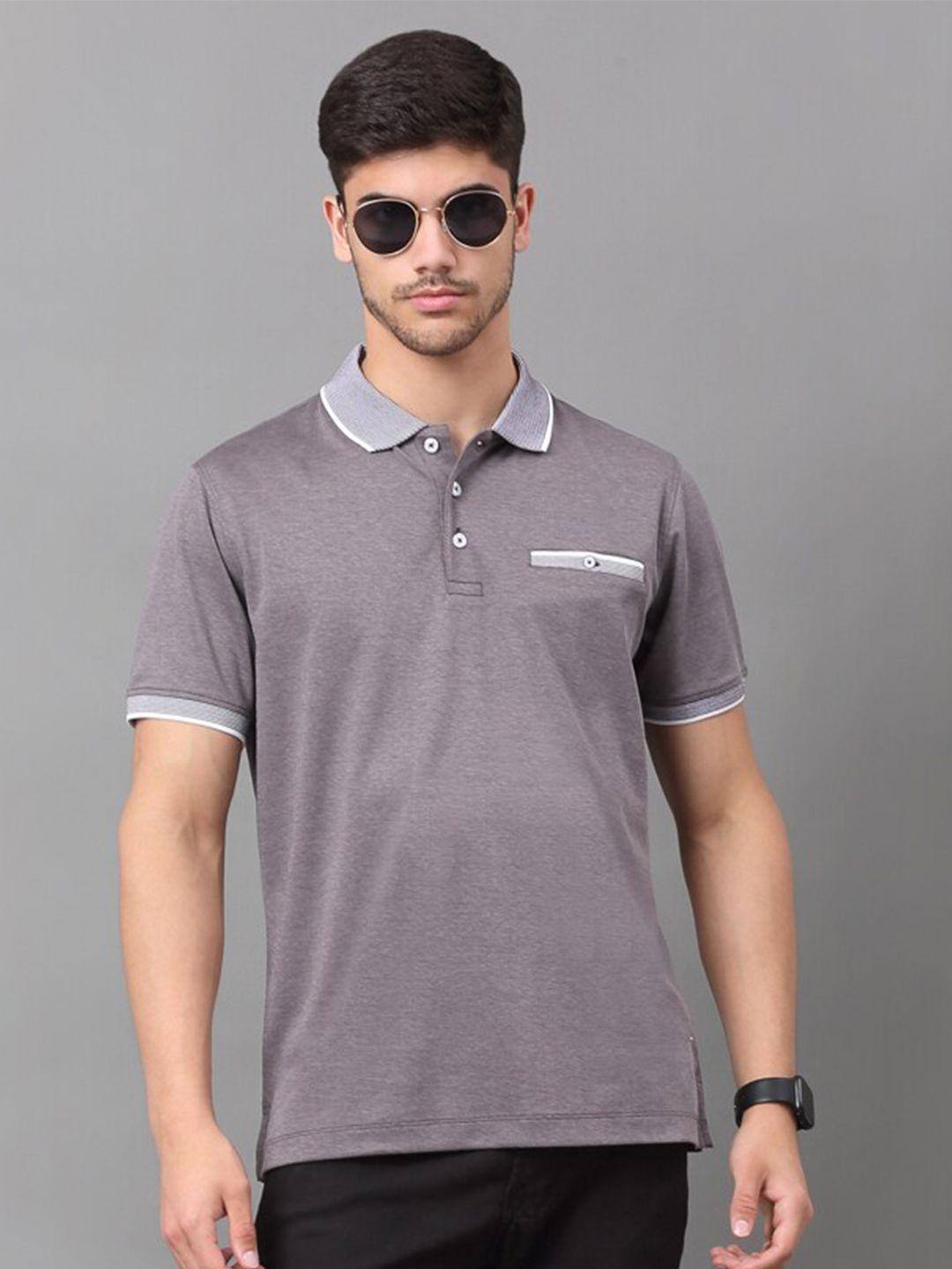 louis stitch polo collar slim fit cotton dry fit t-shirt