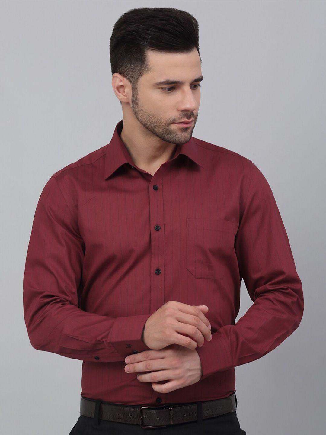 louis stitch spread collar cotton formal shirt