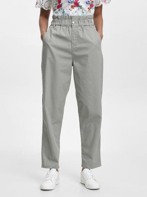 lov by westside plain sage trousers