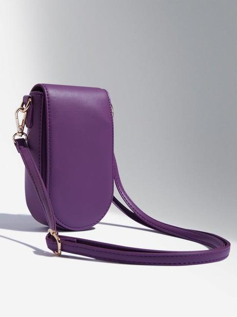 lov by westside purple sling bag