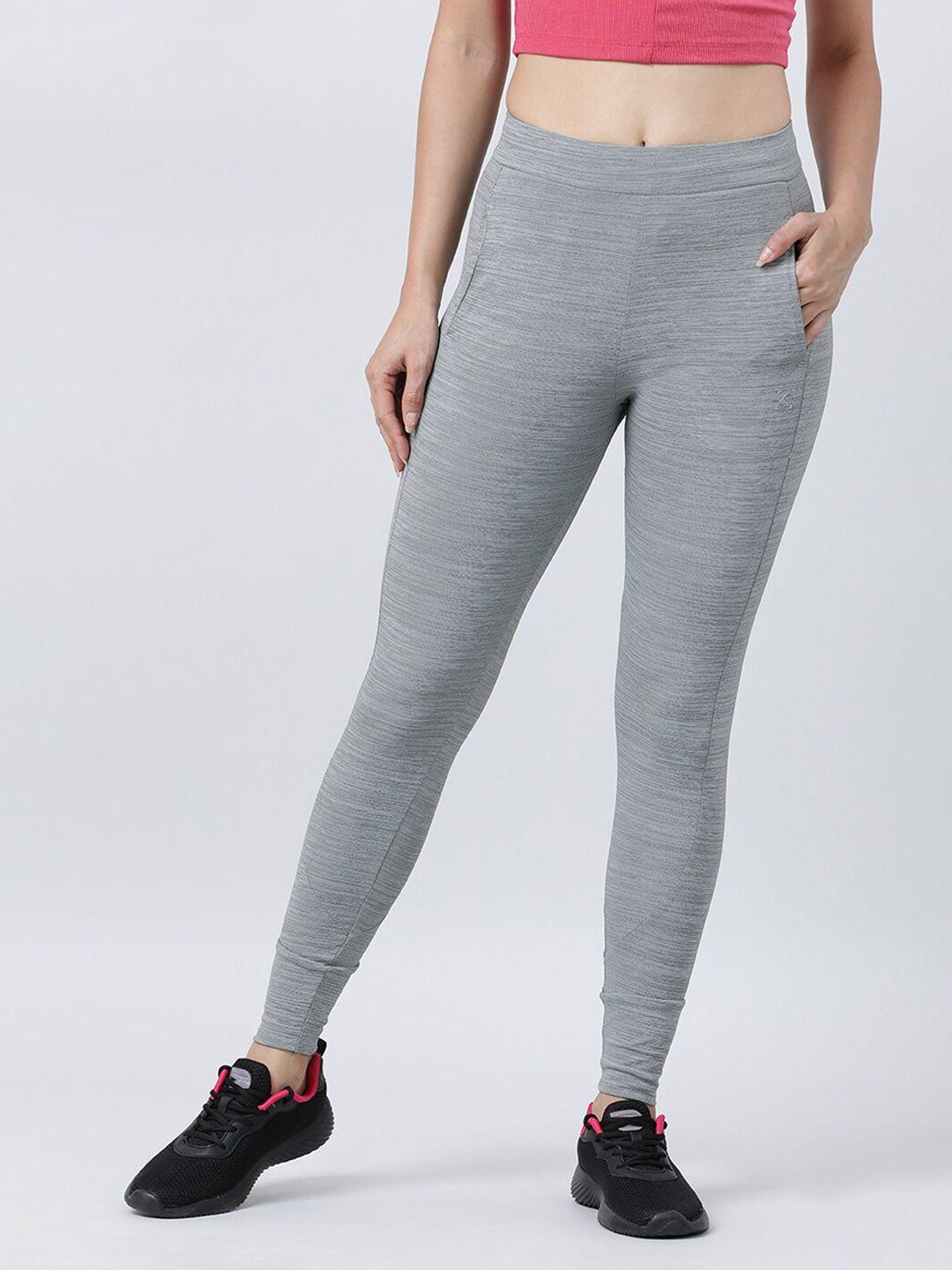 lovable sport striped slim-fit mid-rise sports track pants