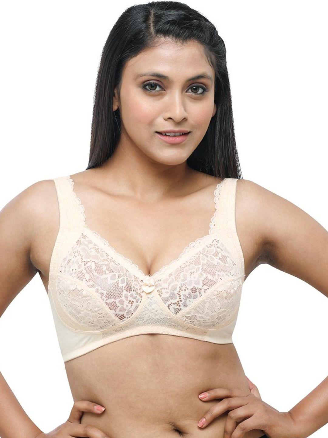 lovable non padded non-wired cotton bra full coverage with all day comfort