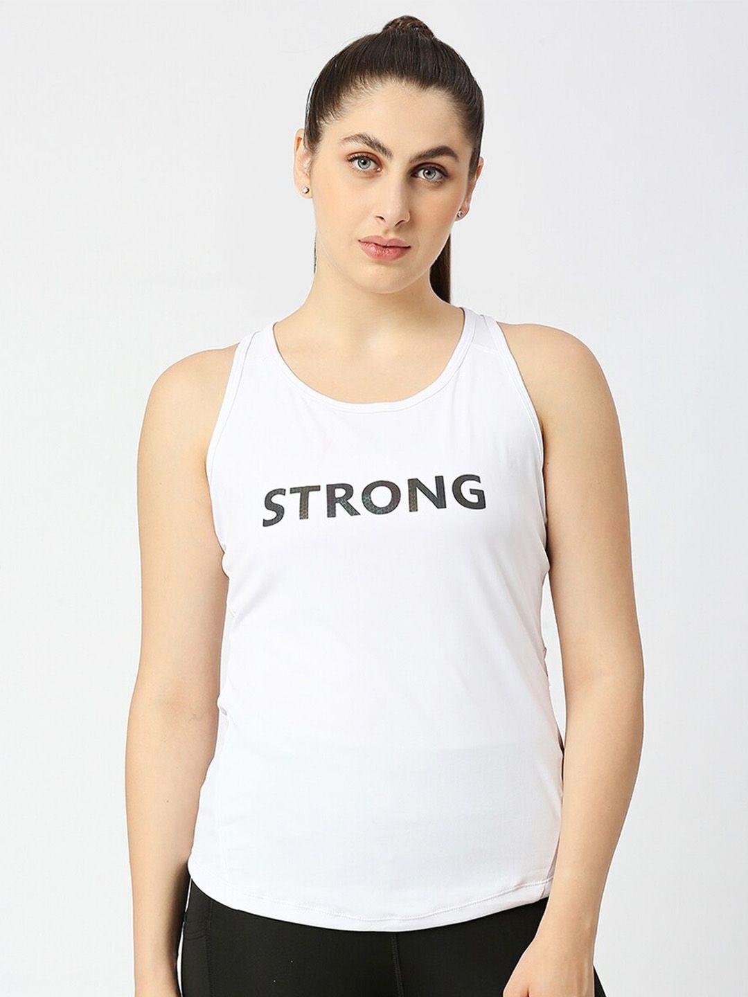 lovable sport typography printed sleeveless tank top