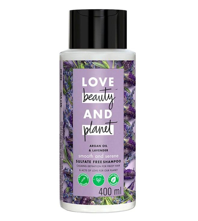 love beauty & planet argan oil & lavender smooth and serene shampoo - 400 ml