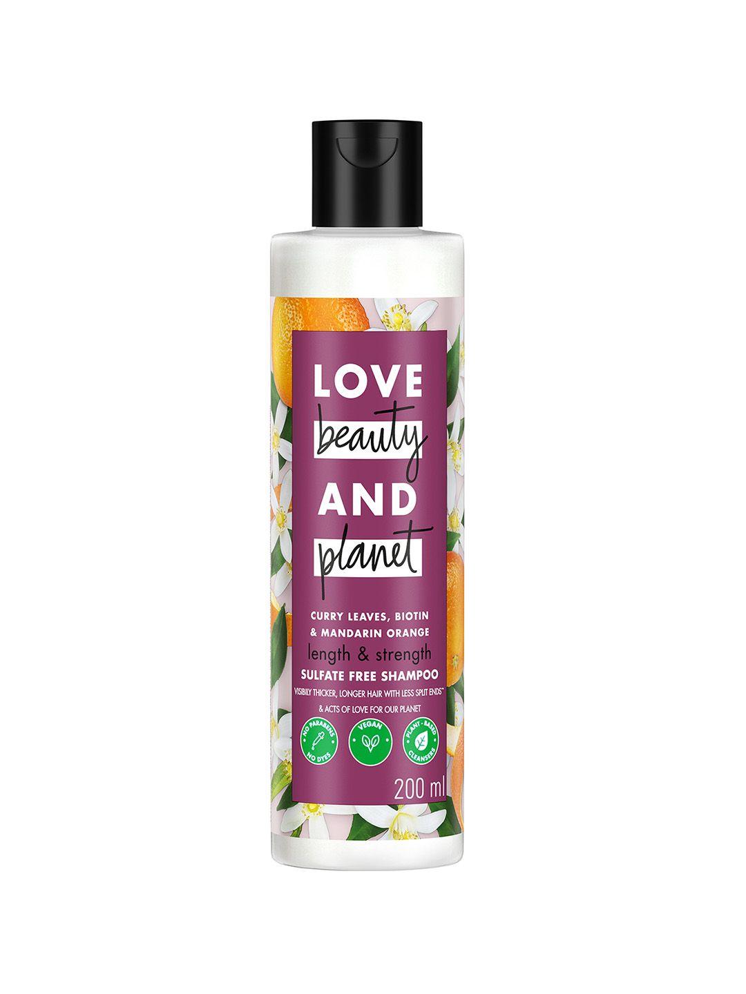 love beauty & planet length & strength split-end control shampoo with biotin - 200ml