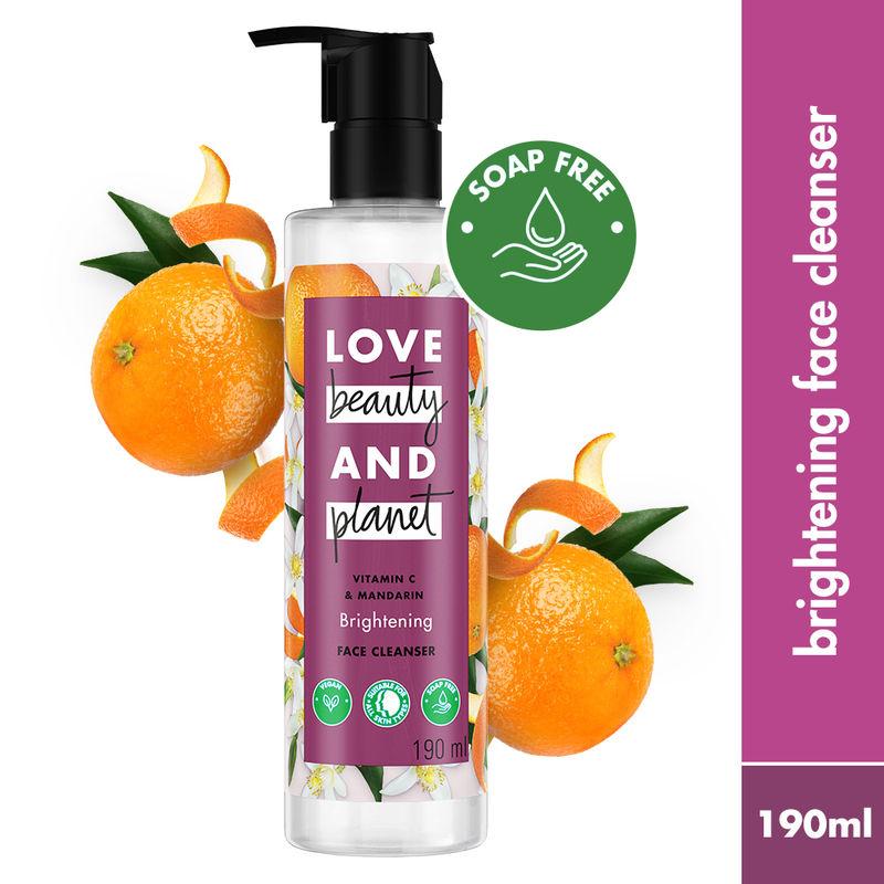 love beauty & planet vitamin c & mandarin face cleanser