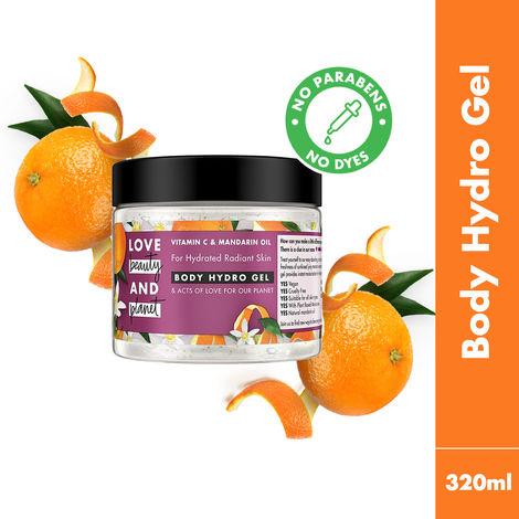 love beauty and planet vitamin c & mandarin hydro body gel - 320ml