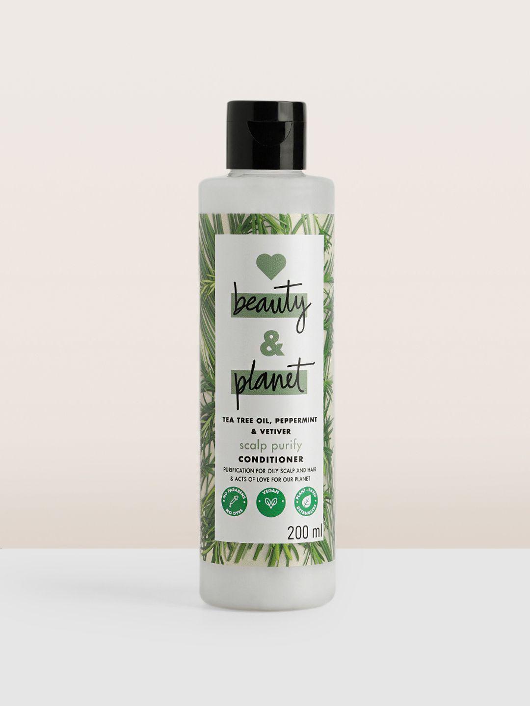 love beauty & planet clarifying tea tree hair conditioner - 200 ml