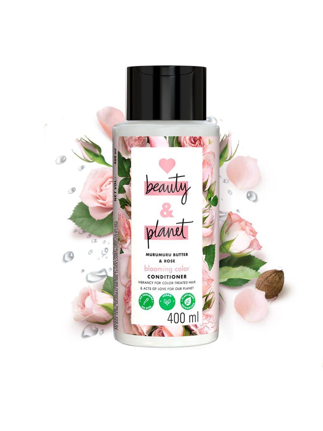 love beauty & planet color care murumuru butter & rose hair conditioner - 400 ml