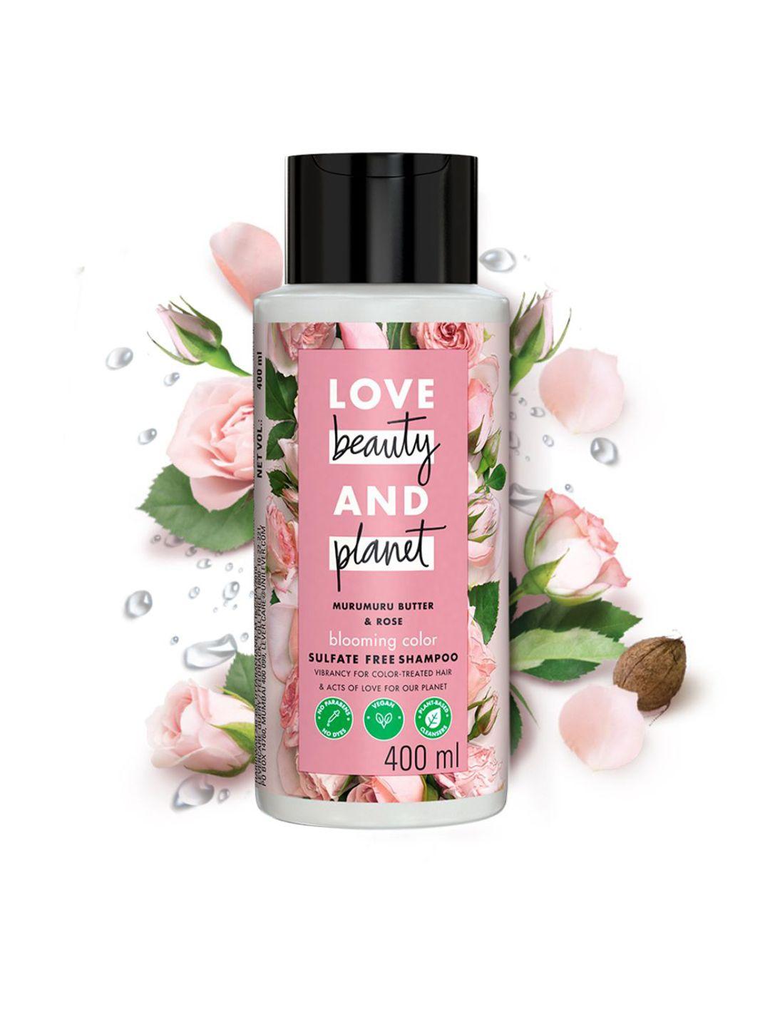 love beauty & planet color care murumuru butter & rose shampoo - 400ml