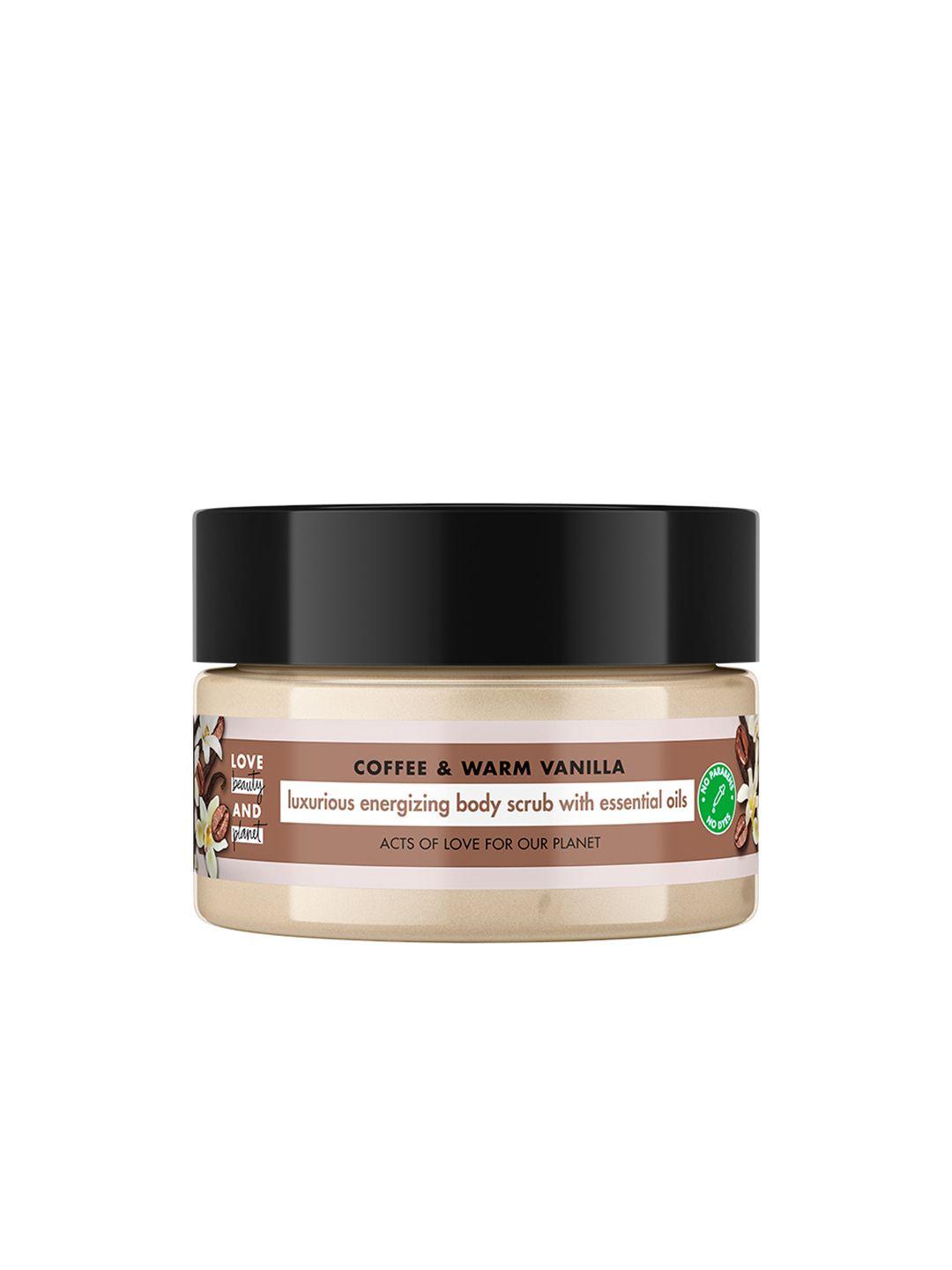 love beauty & planet exfoliating coffee & warm vanilla body scrub - 200ml