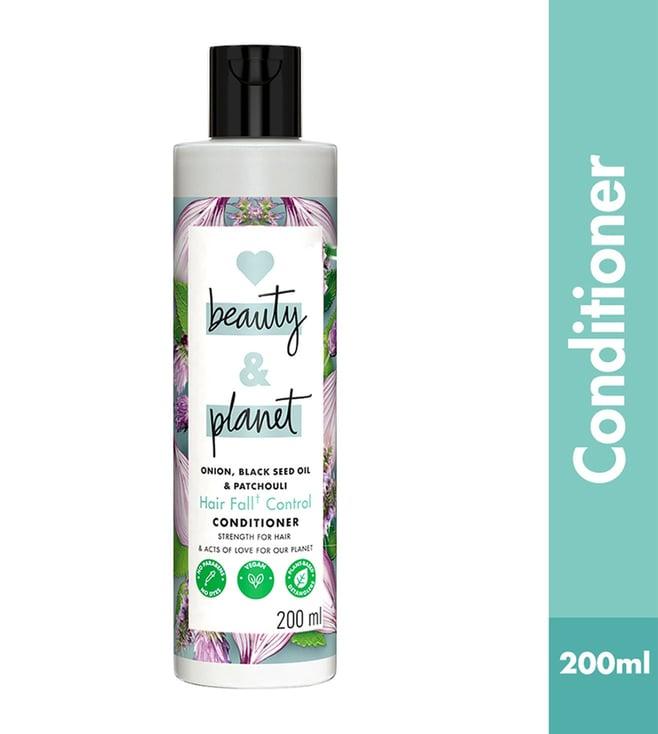 love beauty & planet onion, black seed oil & patchouli hairfall control conditioner - 200 ml