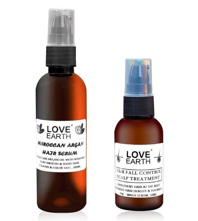 love earth hair serum combo