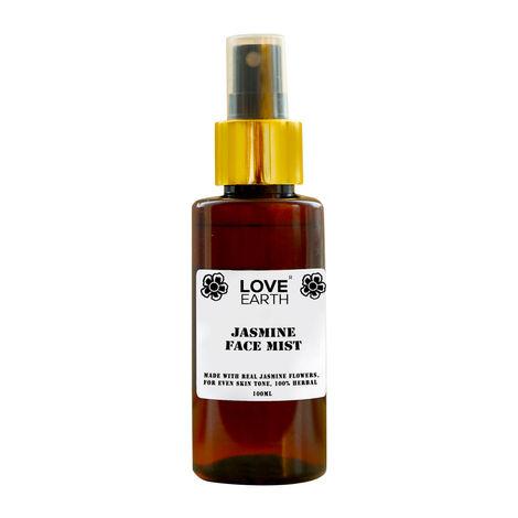 love earth jasmine mogra face mist toner with jasmine oil & extracts 100ml