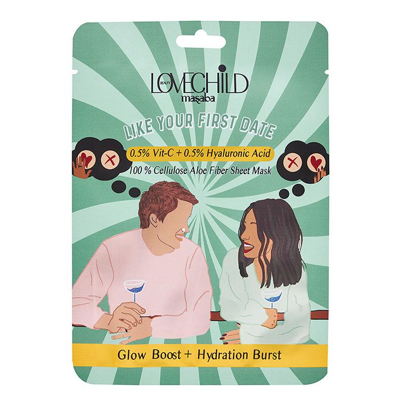 lovechild masaba sheet mask - like your first date