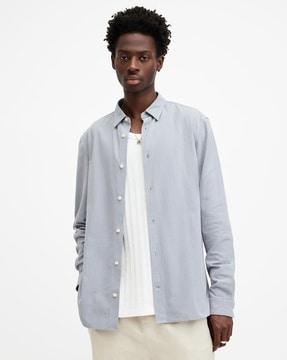 lovell shirt with spread collar