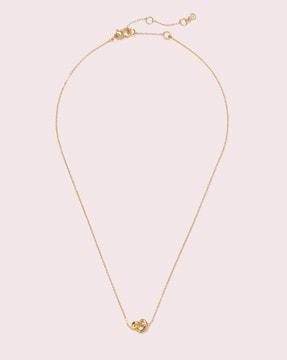 loves me knot necklace with lobster-clasp closure