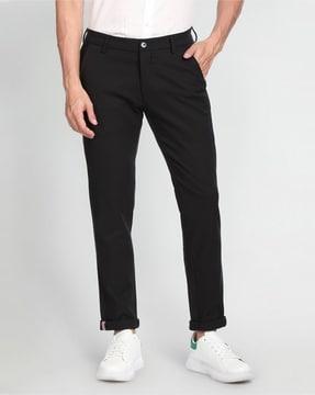 low rise autoflex casual trousers