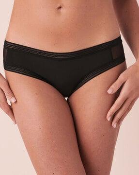 low-rise briefs with elasticated waist