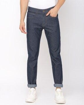 low-rise skinny jeans