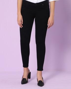 low-rise skinny jeans