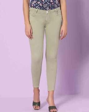 low-rise skinny jeans