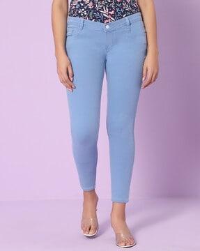 low-rise skinny jeans