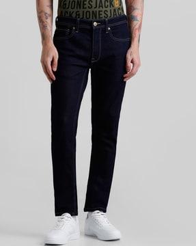 low-rise skinny jeans