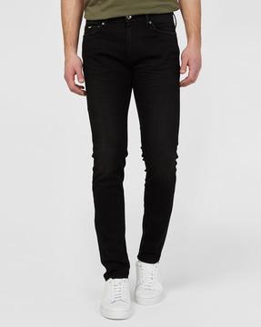 low-rise skinny jeans