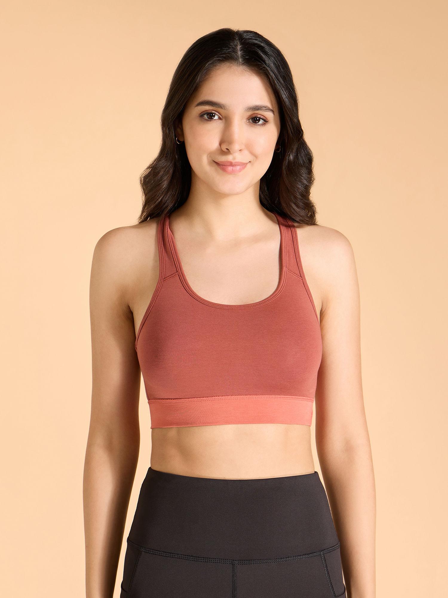 low support cotton sports bra for ultimate comfort