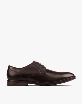 low-top lace-up formal shoes