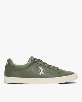 low-top lace-up sneakers