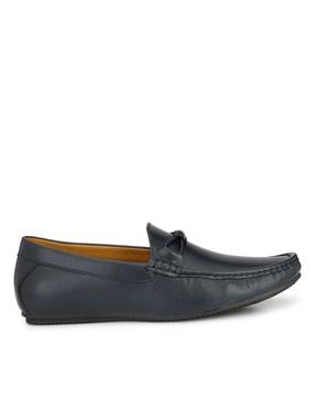 low-top loafers with slip-on styling