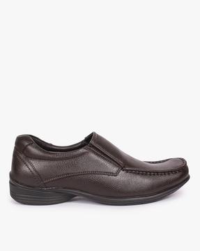 low-top slip-on formal shoes