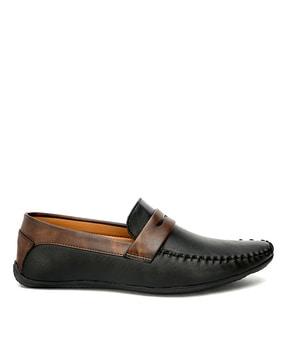 low-top slip-on loafers