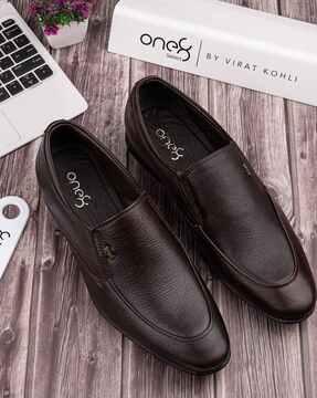 low-top slip-on loafers