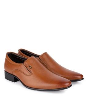 low-top slip-on loafers