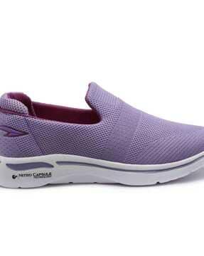 low-top slip-on walking shoes