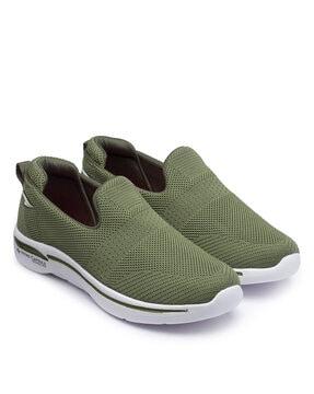 low-top slip-on walking shoes